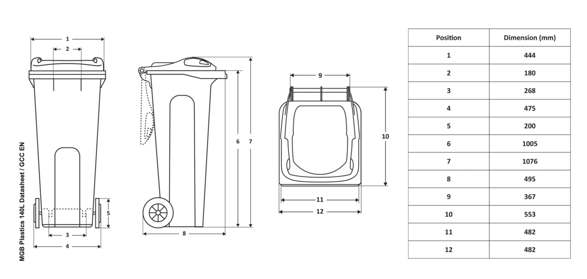 240l Wheelie Bin Dimensions Buy Codes | rbk.bm